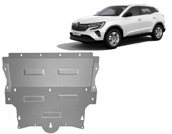 Protection sous moteur et de la boîte de vitesse Renault Austral - Aluminium 