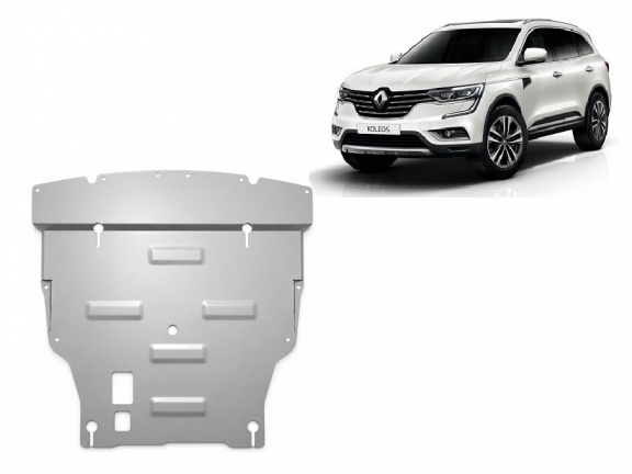 Protection sous moteur et de la boîte de vitesse Renault Koleos - Aluminium 