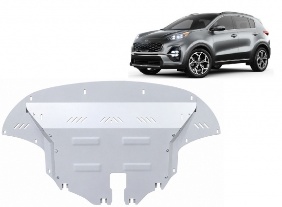 Aluminium protection sous moteur et de la boîte de vitesse Kia Sportage