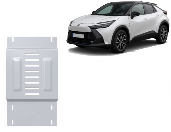 Protection / verrou de catalyseur en aluminium pour Toyota C-HR