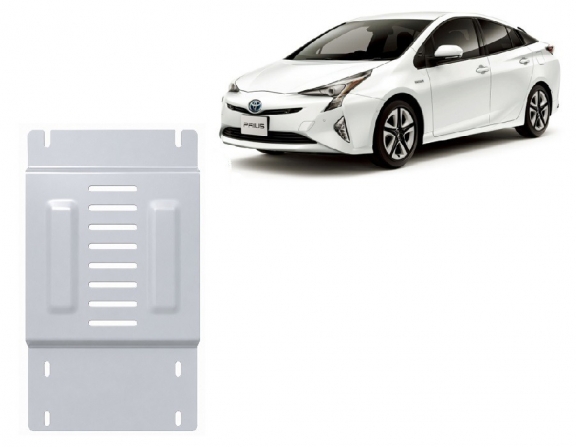 Protection / verrou de catalyseur en aluminium pour Toyota Prius