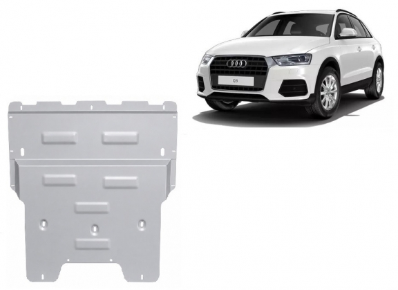 Aluminium protection sous moteur et de la boîte de vitesse Audi Q3
