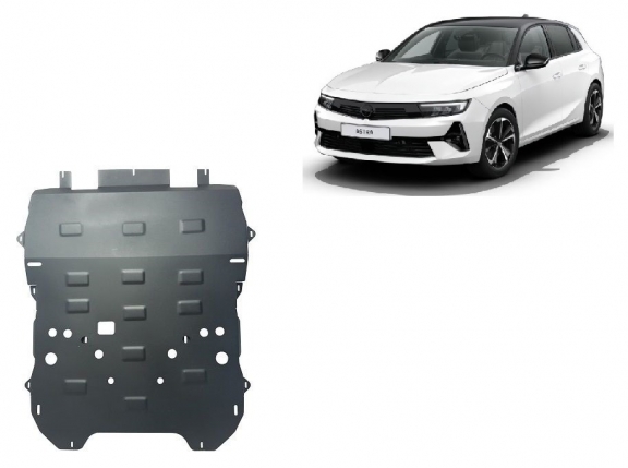 Protection sous moteur et de la boîte de vitesse Opel Astra L