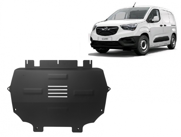 Protection sous moteur et de la boîte de vitesse Opel Combo E 