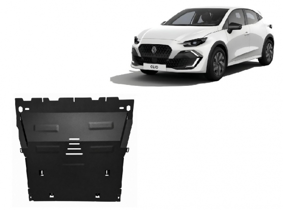 Protection sous moteur et de la boîte de vitesse Renault Clio 6