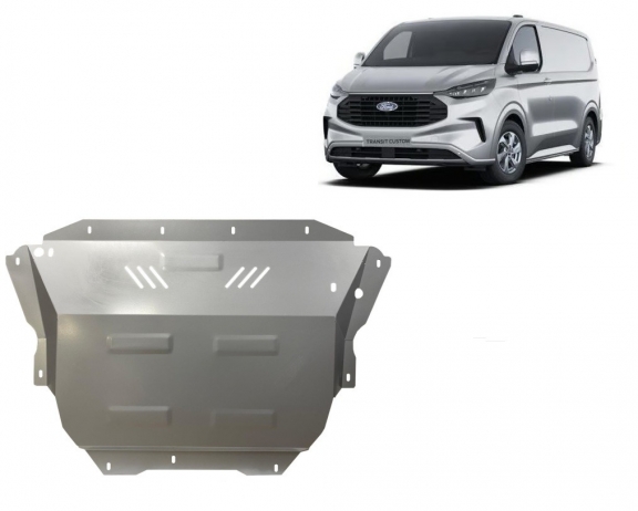 Aluminium protection sous moteur et de la boîte de vitesse Ford Tourneo Custom