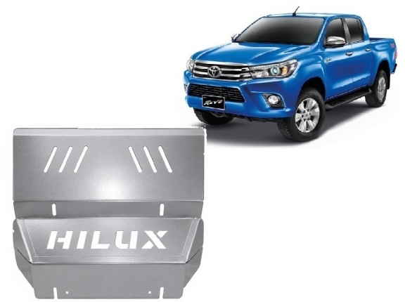 Protection de radiateur Toyota Hilux Revo - Aluminium