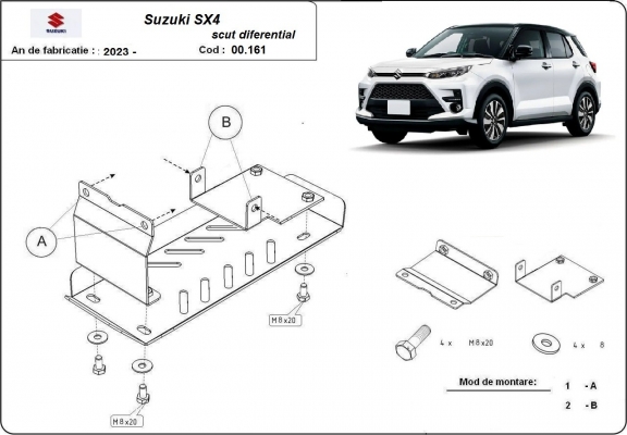 Protection sous moteur Suzuki SX 4 - forfait promotionnel