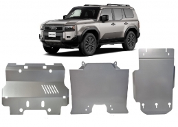 Protection sous moteur Toyota Land Cruiser - forfait promotionnel aluminium