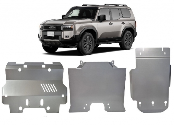Protection sous moteur Toyota Land Cruiser - forfait promotionnel aluminium