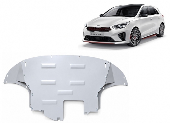 Aluminium protection sous moteur et de la boîte de vitesse Kia C eed
