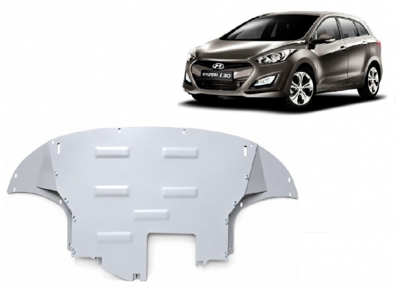 Aluminium protection sous moteur et de la boîte de vitesse Hyundai i30
