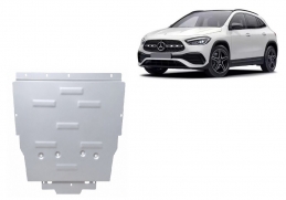 Aluminum protection sous moteur et de la boîte de vitesse Mercedes GLA