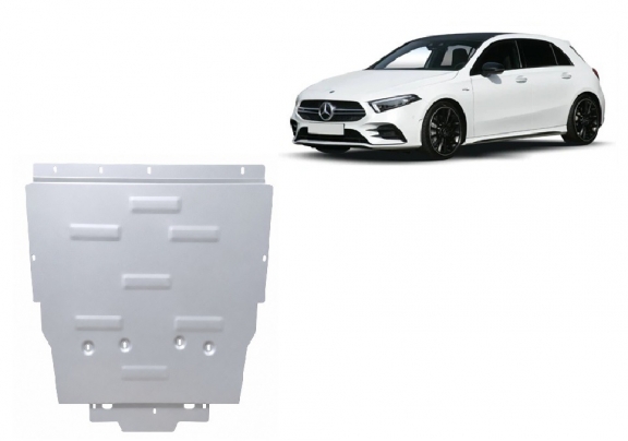 Aluminum protection sous moteur et de la boîte de vitesse Mercedes A-Classe