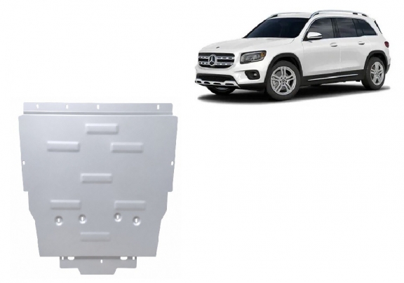 Aluminum protection sous moteur et de la boîte de vitesse Mercedes GLB