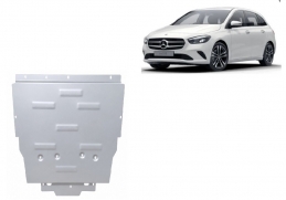 Aluminum protection sous moteur et de la boîte de vitesse Mercedes B-Classe