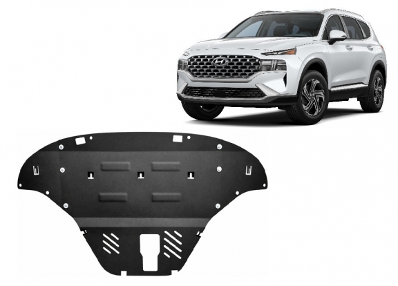 Protection sous moteur et de la boîte de vitesse Hyundai Santa Fe