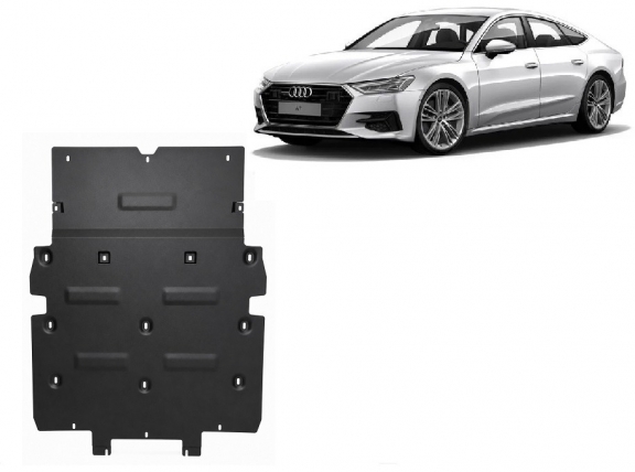Protection sous moteur et de la radiateur Audi A7