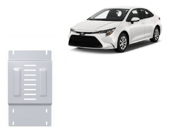 Protection / verrou de catalyseur en aluminium pour Toyota Corolla
