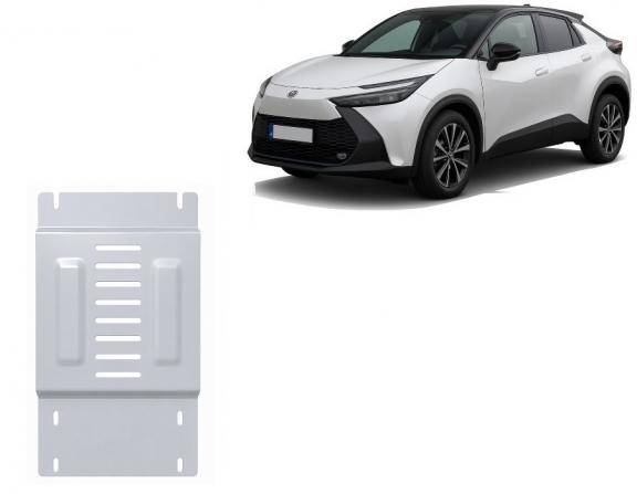 Protection / verrou de catalyseur en aluminium pour Toyota C-HR