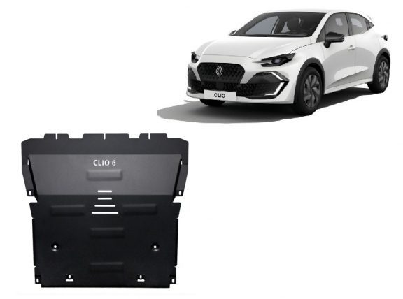 Protection sous moteur et de la boîte de vitesse Renault Clio 6
