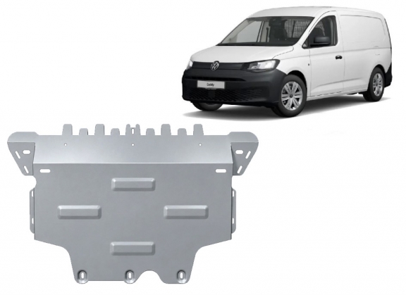 Aluminium protection sous moteur et de la boîte de vitesse VW Caddy