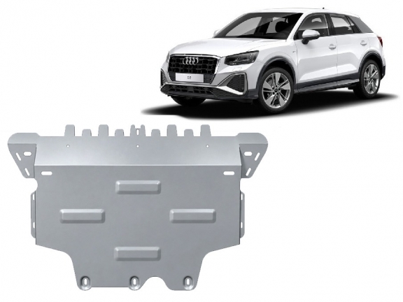 Aluminium protection sous moteur et de la boîte de vitesse Audi Q2