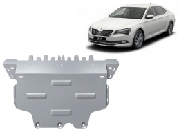 Aluminium protection sous moteur et de la boîte de vitesse Skoda Superb III