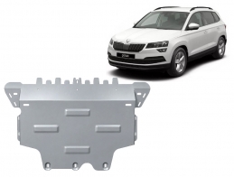 Aluminium protection sous moteur et de la boîte de vitesse Skoda Karoq
