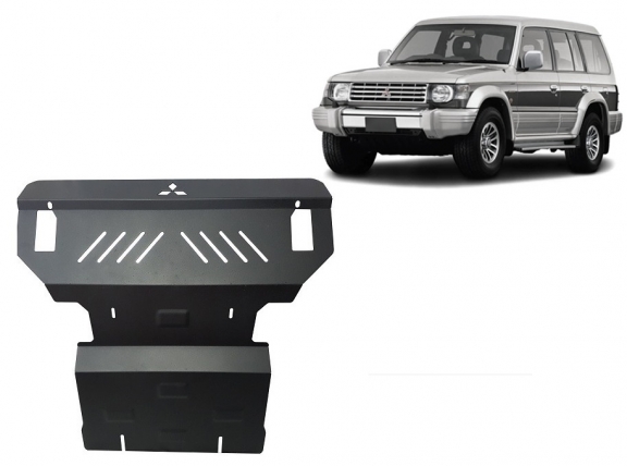 Protection sous moteur et de la radiateur Mitsubishi Pajero 2 