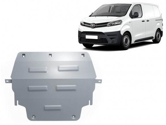 Protection sous moteur et de la boîte de vitesse Toyota Proace - Aluminium 