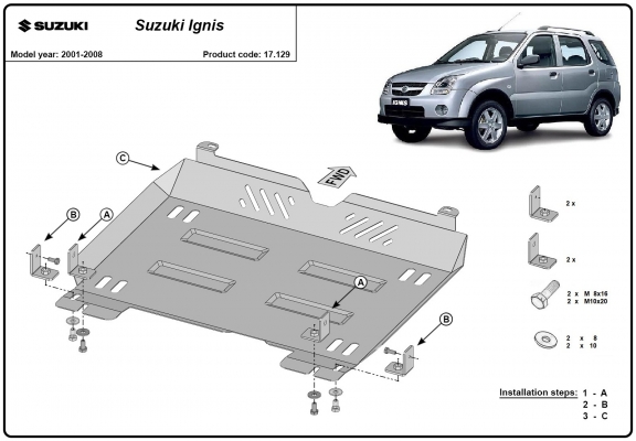 Protection Sous Moteur Suzuki Ignis