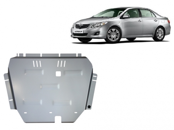 Protection sous moteur et de la boîte de vitesse  Toyota Corolla - Aluminium  