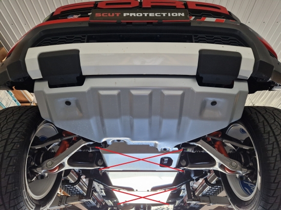 Aluminium protection de la boîte de vitesse Ford Ranger