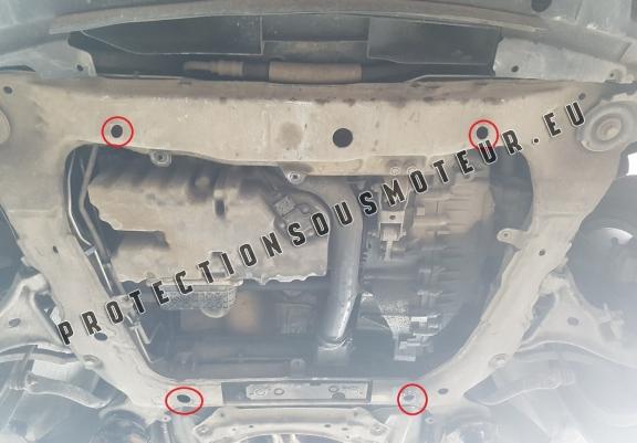 Protection sous moteur et de la boîte de vitesse Volvo S60