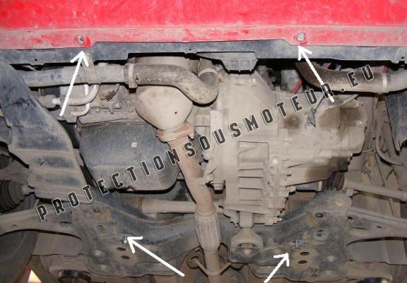 Protection sous moteur et de la boîte de vitesse Fiat Grande Punto