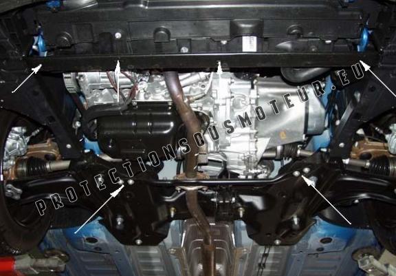 Protection sous moteur et de la boîte de vitesse Peugeot 207