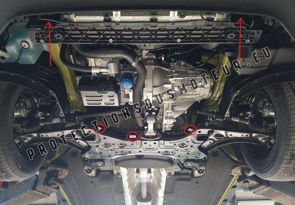 Protection sous moteur et de la boîte de vitesse Hyundai Kona