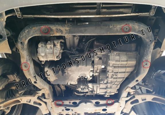 Protection sous moteur et de la boîte de vitesse Volkswagen Transporter T6.1