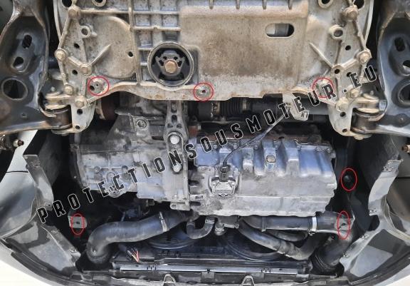 Protection sous moteur et de la boîte de vitesse Volkswagen Touran