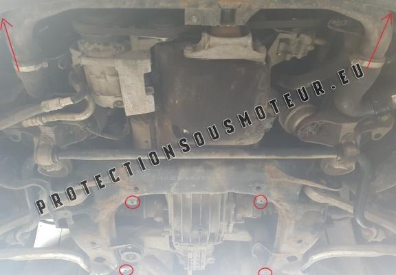 Protection sous moteur et de la radiateur Audi A4  B6