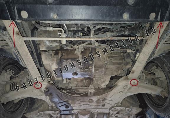 Protection sous moteur et de la boîte de vitesse Renault Laguna 2