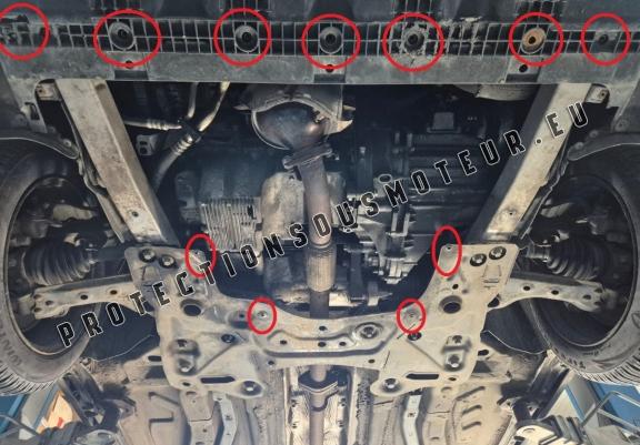 Protection sous moteur et de la boîte de vitesse Alfa Romeo Giulietta
