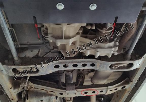 Protection de la boîte de vitesse Nissan Navara D22