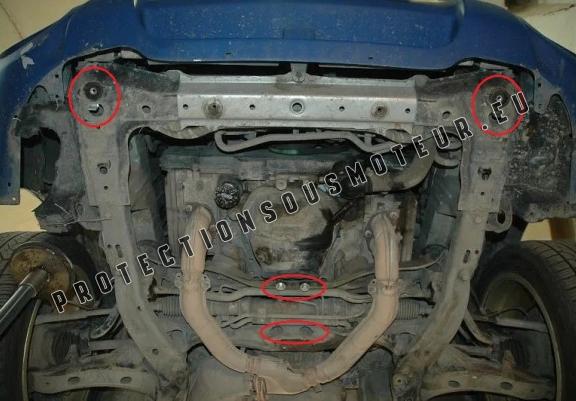 Aluminium protection sous moteur et de la boîte de vitesse Subaru Forester 2