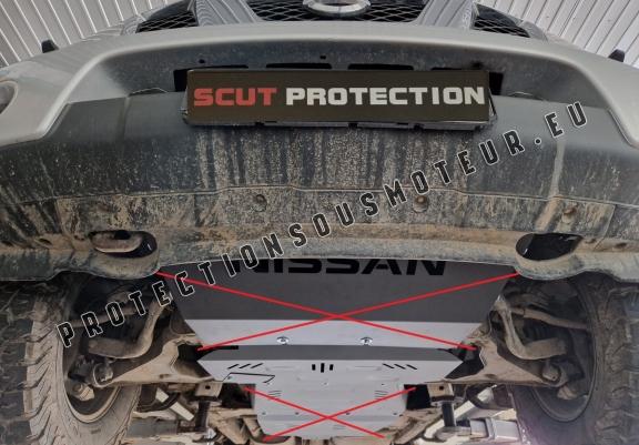 Aluminum protection sous moteur et de la boîte de vitesse Nissan Pathfinder