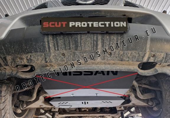 Aluminum protection sous moteur et de la boîte de vitesse Nissan Pathfinder