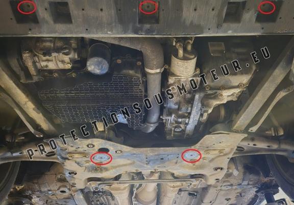 Protection sous moteur et de la boîte de vitesse Peugeot Partner - Aluminium 