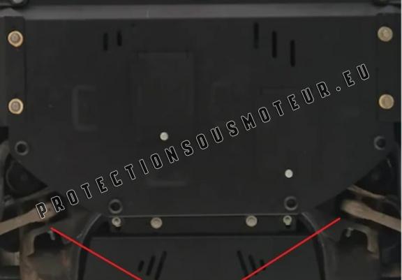 Protection sous moteur et de la radiateur Audi A4  B5