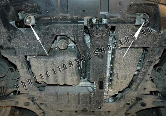 Protection sous moteur et de la boîte de vitesse Mitsubishi Lancer